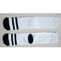 Blanko-Polyester-Socken für Sublimtion mit schwarzem Boden
